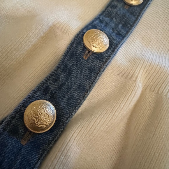 Commense Cream Knit Top (S). NWT - Picture 5 of 6